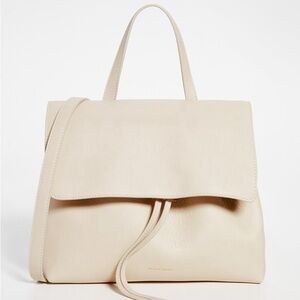 Manser Gavriel Soft Lady Bag in Latte Macchiato - with garment bag included